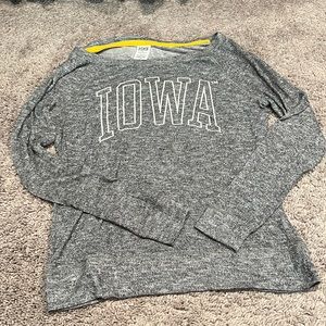 Victoria’s Secret PINK Iowa Hawkeyes soft lounge sweater. Size small.